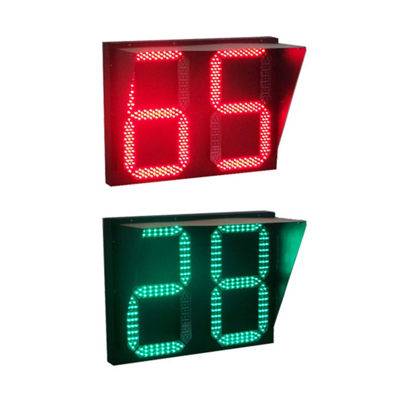 Square Metal Countdown Timer Traffic Light
