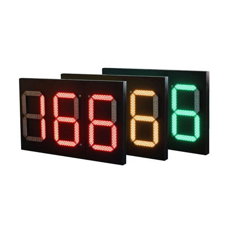 Square Metal Countdown Timer Traffic Light