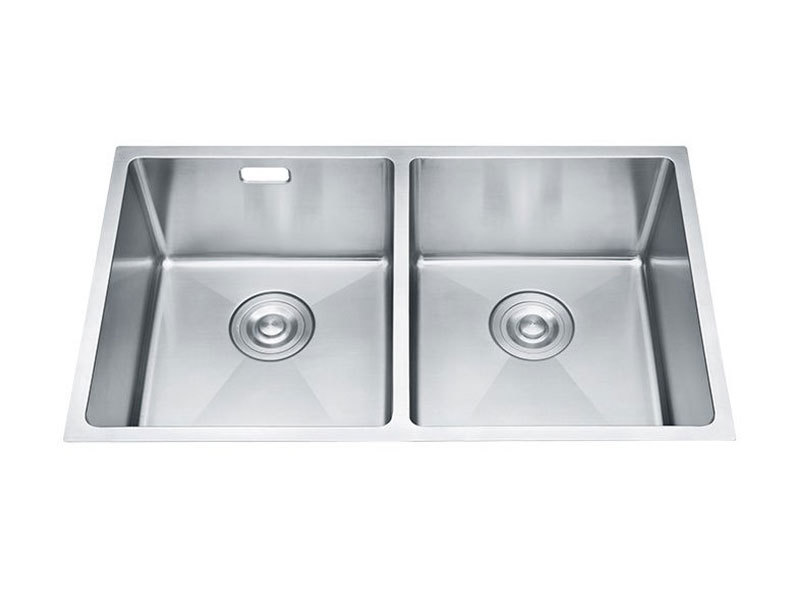 Fregadero de cocina de acero inoxidable Lavabo de doble tazón