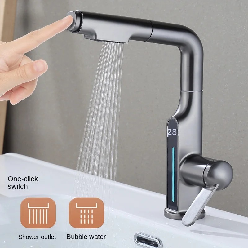 Grifería mezcladora Pull Out Grifo pulverizador de fregadero de cocina