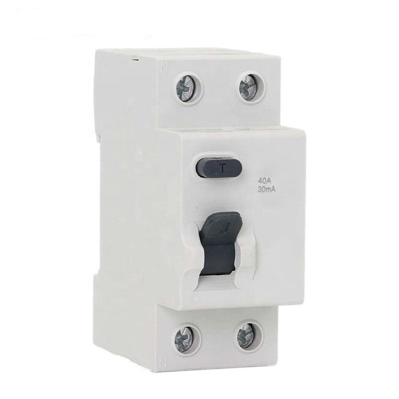AC Residual Current Circuit Breaker 2 Pole 3p RCCB RCBO ELCB MCB RCB Miniature Circuit Device