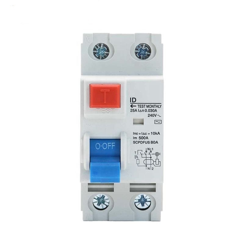 ID 2P 4P 25A 40A 63A RCCB ELCB Residual Current Circuit Breaker