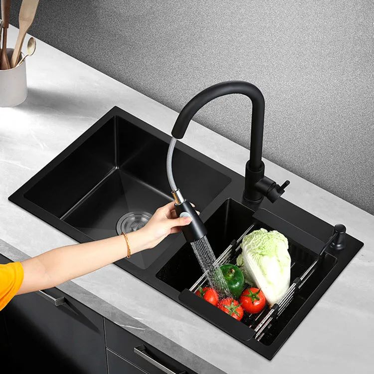 Fregadero de cocina de acero inoxidable con grifo de alta calidad Fábrica proveedor