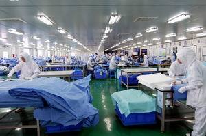 Clearning roon for surgical gown