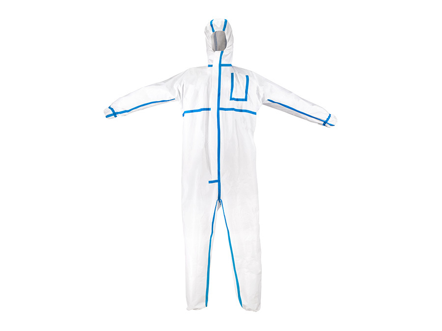 Type 4/5/6 Disposable Coverall with Tape