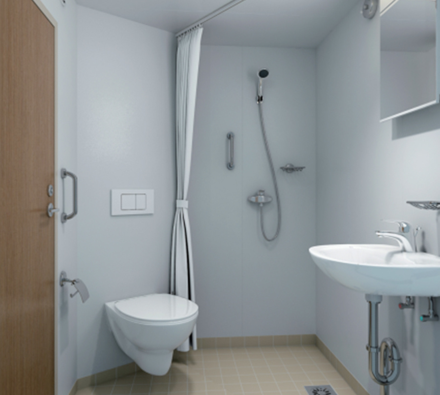 Economical sanitary unit