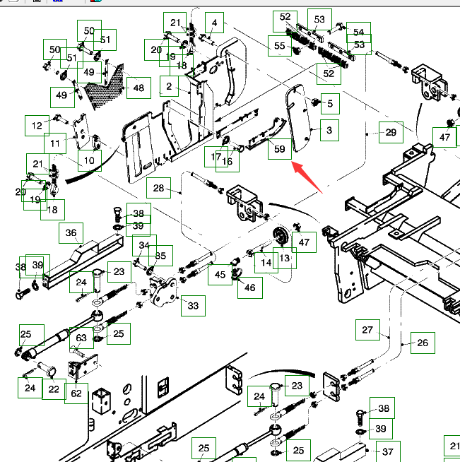 157828 Slide Rail Protection Device, Road Milling Machine Recycling Slipform Parts, Paver Parts, Milling Machine Parts, Roller Parts
