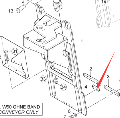 56731 Scraper Blade, Cutter Head and Cutter Seat, Road Milling Machine Recycling Slipform Parts, Paver Parts, Milling Machine Parts, Roller Parts