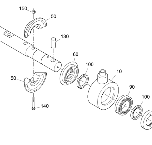 9541130635 Hanger Bearing, Main Machine Hanger, Asphalt Paver Parts, Paver Parts, Milling Machine Parts, Roller Parts