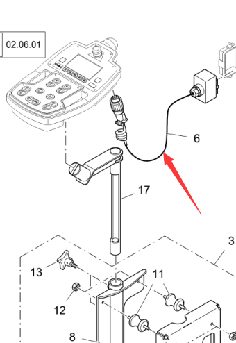 2032288 Side Control Box Main Wire Harness, Asphalt Paver Parts, Side Control Box Main Wire Harness, Paver Parts, Milling Machine Parts, Road Roller Parts