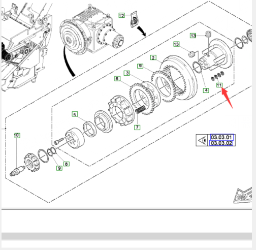 126239 Milling Drum Clutch Compression Spring, Road Milling Machine Recycling Slipform Parts, Paver Parts, Milling Machine Parts, Roller Parts