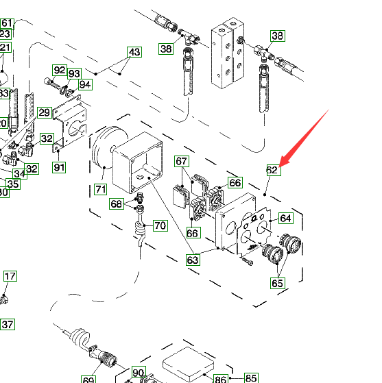 136260 Milling Drum Rotation Control Box, Pavement Milling Machine Recycling Slipform Parts, Other Accessories, Paver Parts, Milling Machine Parts, Road Roller Parts