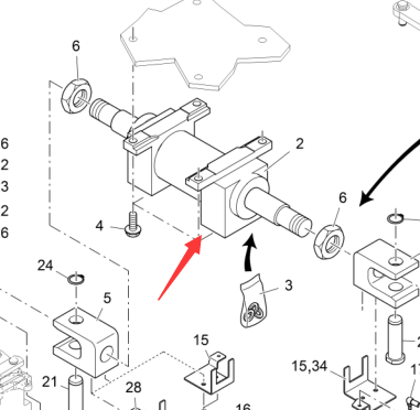 2026684 Steering Cylinder, Asphalt Paver Parts, Telescopic Cylinder, Paver Parts, Milling Machine Parts, Road Roller Parts