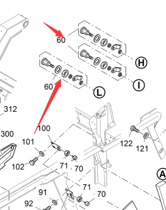 4618382090 Dashboard Cover Lock, Asphalt Paver Parts, Other Parts, Paver Parts, Milling Machine Parts, Road Roller Parts