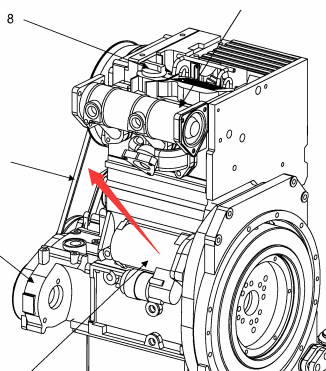 398470 Fan Belt, V-Belt, Engine Parts, Paver Parts, Milling Machine Parts, Roller Parts, 01179565