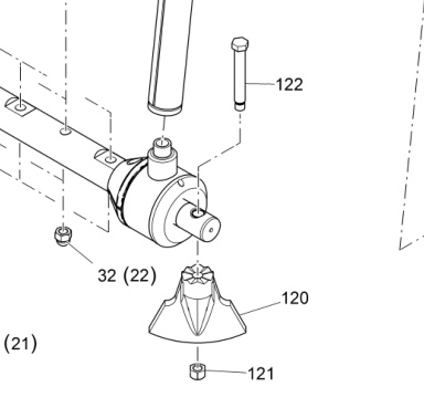 2030745 2541889 Auger Blade Reverse Blade Spiral Blade Spiral Blade Material Distribution System  Paver Parts