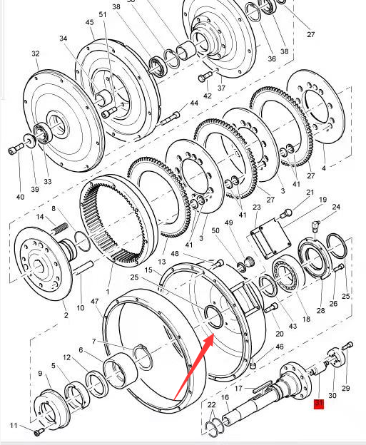 05900522 Sealing Ring, Road Milling Machine Recycling Slipform Parts, Paver Parts, Milling Machine Parts, Roller Parts