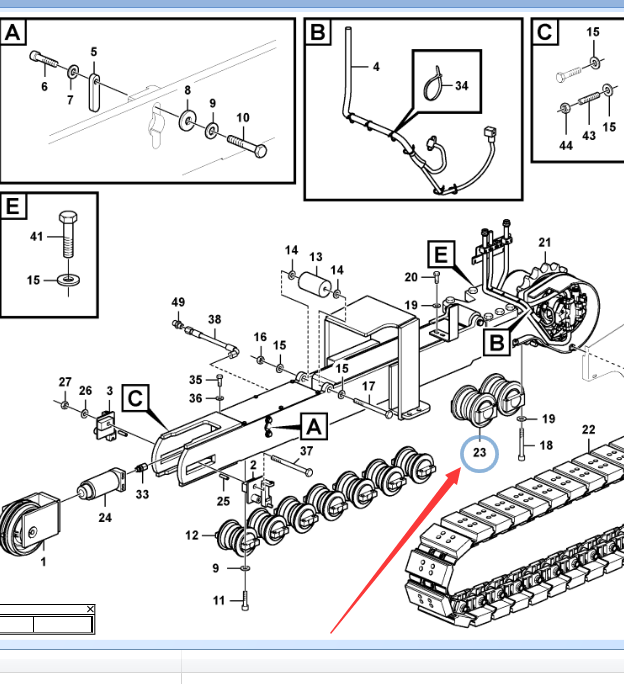 58856451 Track Roller, Asphalt Paver Parts, Paver Parts, Milling Machine Parts, Roller Parts 58833229 A290000002208 18012521012013