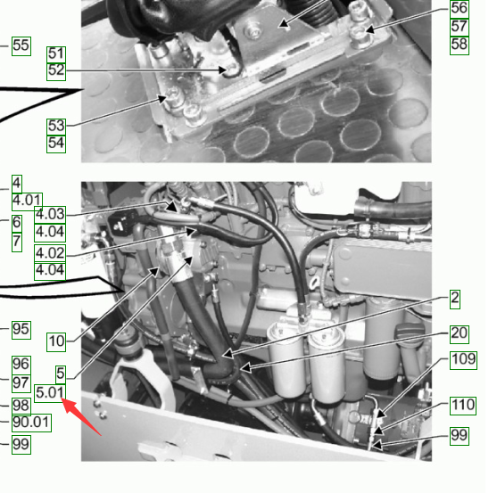 2033989 Gear Pump Repair Kit, Roller Parts, Repair Kit, Paver Parts, Milling Machine Parts, Roller Parts