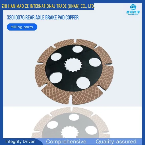 32010076 Copper Rear Axle Brake Pad for Road Roller