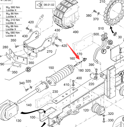 4617212472 Safety Valve Gasket, Asphalt Paver Parts, Paver Parts, Milling Machine Parts, Roller Parts