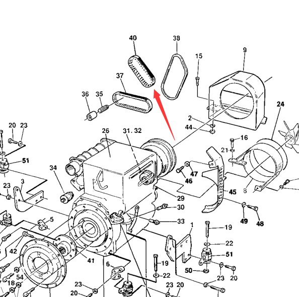 02931480 Timing Belt Repair Kit, Road Roller Parts, Engine, Paver Parts, Milling Machine Parts, Road Roller Parts
