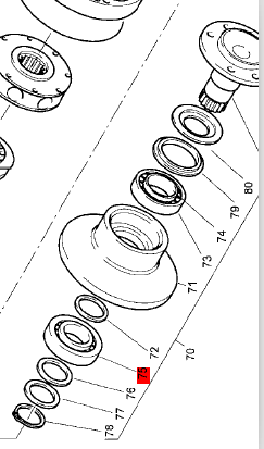05815651 Hydraulic Bearing, Road Roller Parts, Other Accessories, Paver Parts, Milling Machine Parts, Road Roller Parts