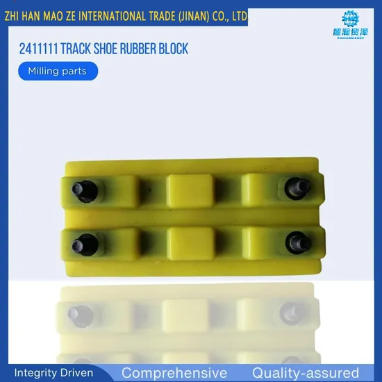 2411111 Track Pad EPS Track Shoe Rubber Block Pavement Milling Efficiency