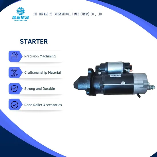 Construction Machinery Spare Parts Paver Engine Starter