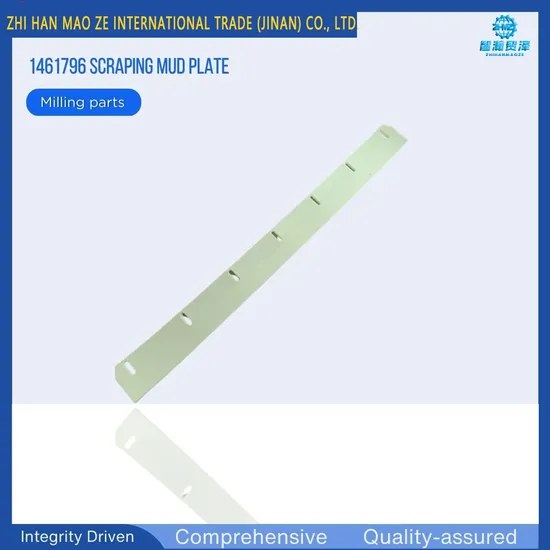 1461796 Construction Equipment Rubber Plate Scraping Mud Plate