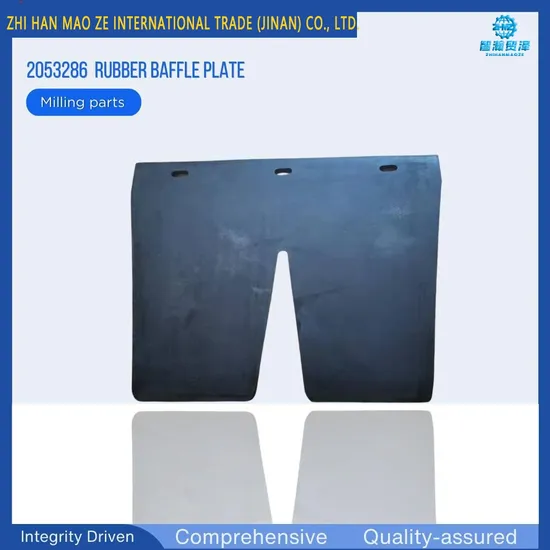 Rubber Stopper Plate for Road Milling Machines
