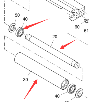 2240570 Idler Bearing, Asphalt Paver Parts, Paver Parts, Milling Machine Parts, Roller Parts