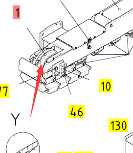 87900262 Travel Guide Wheel, Asphalt Paver Parts, Guide Wheel, Paver Parts, Milling Machine Parts, Roller Parts, 58867409