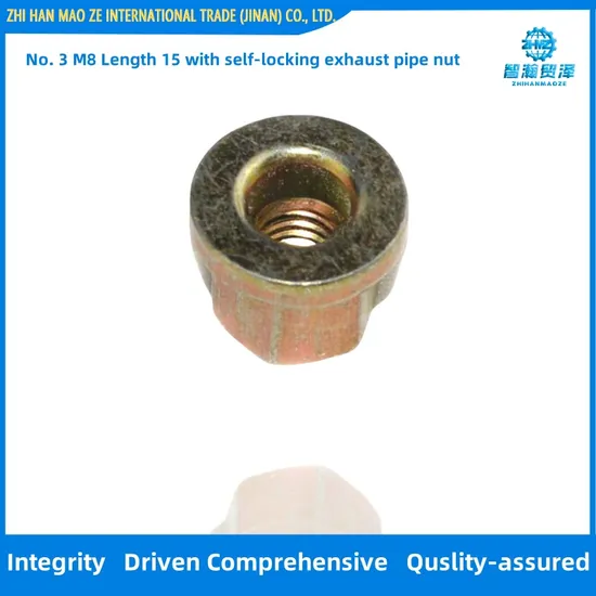 No. 3 M8 Length 15 with Self-Locking Exhaust Pipe Nut