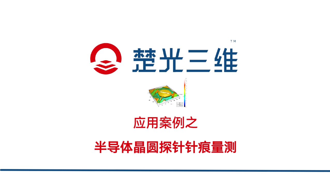 半导体晶圆探针针痕量测——楚光三维应用案例分享