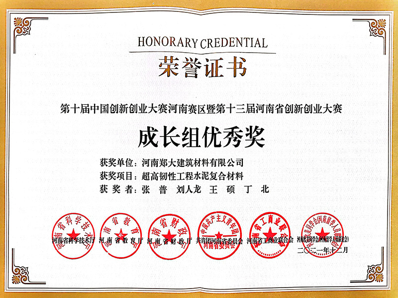 10th Innovation and Entrepreneurship Competition (Growth Group Excellent Award) 10th Innovation and Entrepreneurship Competition (Growth Group Excellent Award)