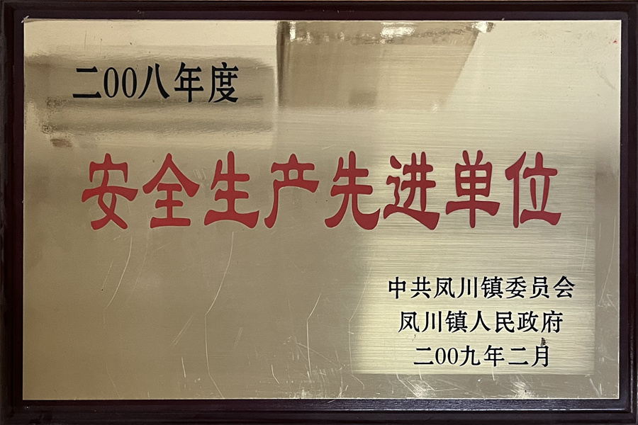 安全生产先进单位