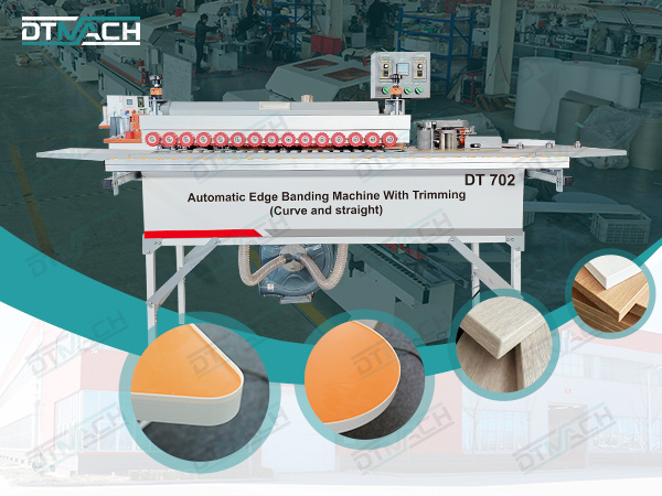 DT702 EDGE BANDING MACHINE WITH TRIMMER