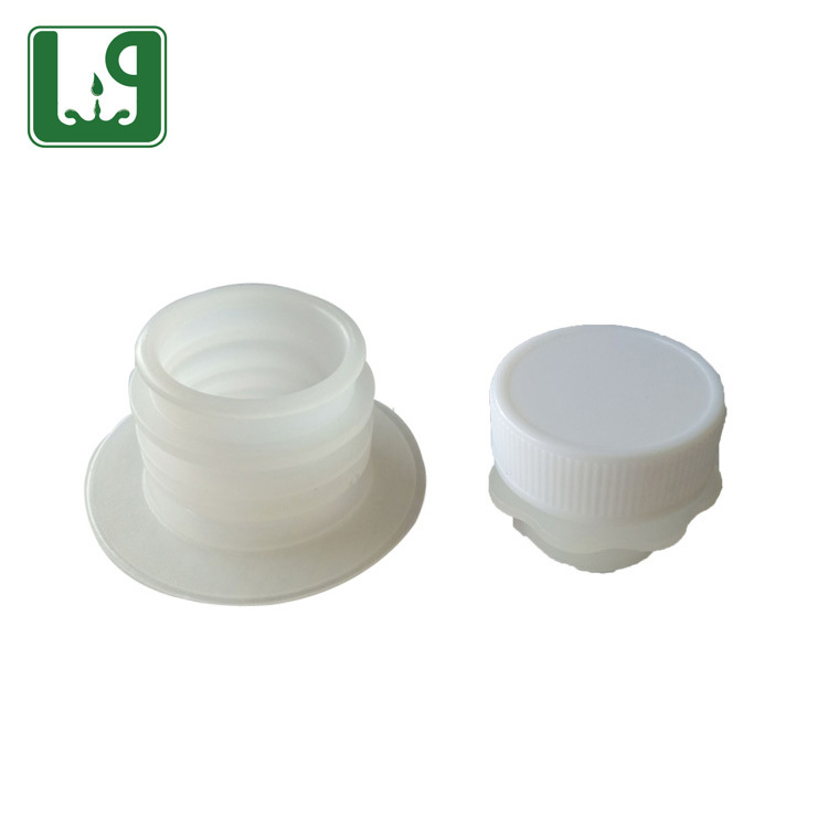 China manufacturer supply oil BIB bag in box screw cap spout ring pull lip