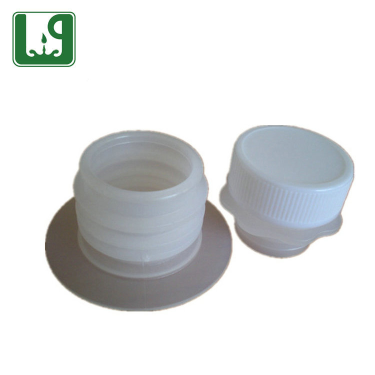 Food grade high quality plastic PE screw ring for edible oil bags