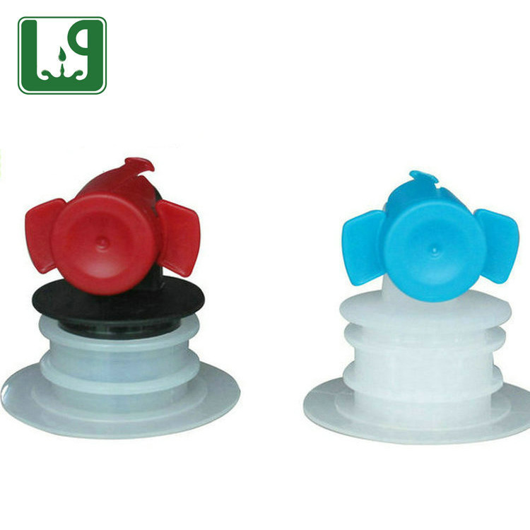Supply plastic cover, bib valve, butterfly tap for nylon bag