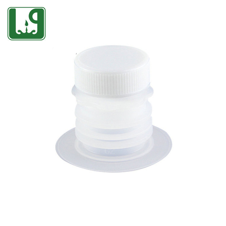 Sell white plastic screw ring spout for BIB oil bag