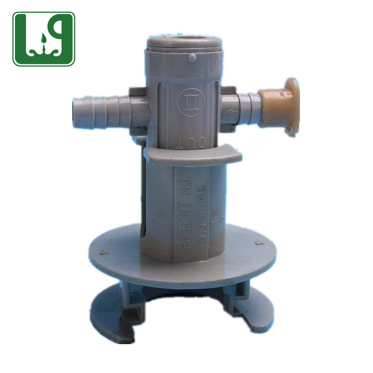 Top push Cooler Tap for rigid connector for plastic water bag