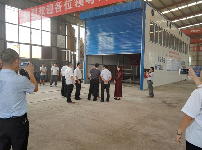  热烈祝贺鑫宇公司全封闭喷漆房筹建竣工