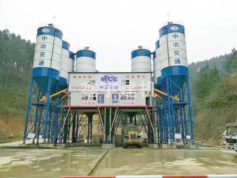 HZS180站混凝土搅拌站