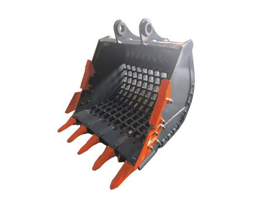 Grid digging bucket
