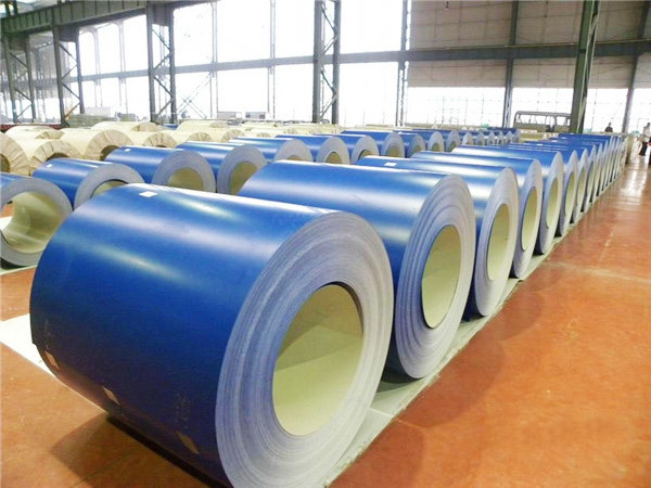 Color coated roll production process