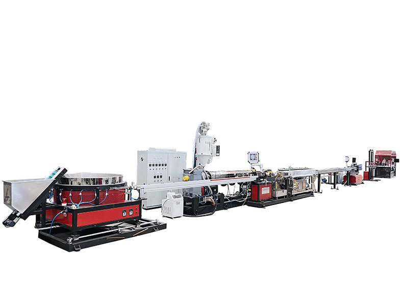 Inner flat emitter drip irrigation tape production line