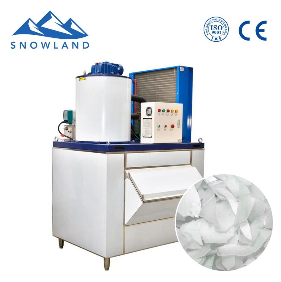 10 Ton Industrial Commercial Ice Flake Making Machine Price with Crusher and Coldroom