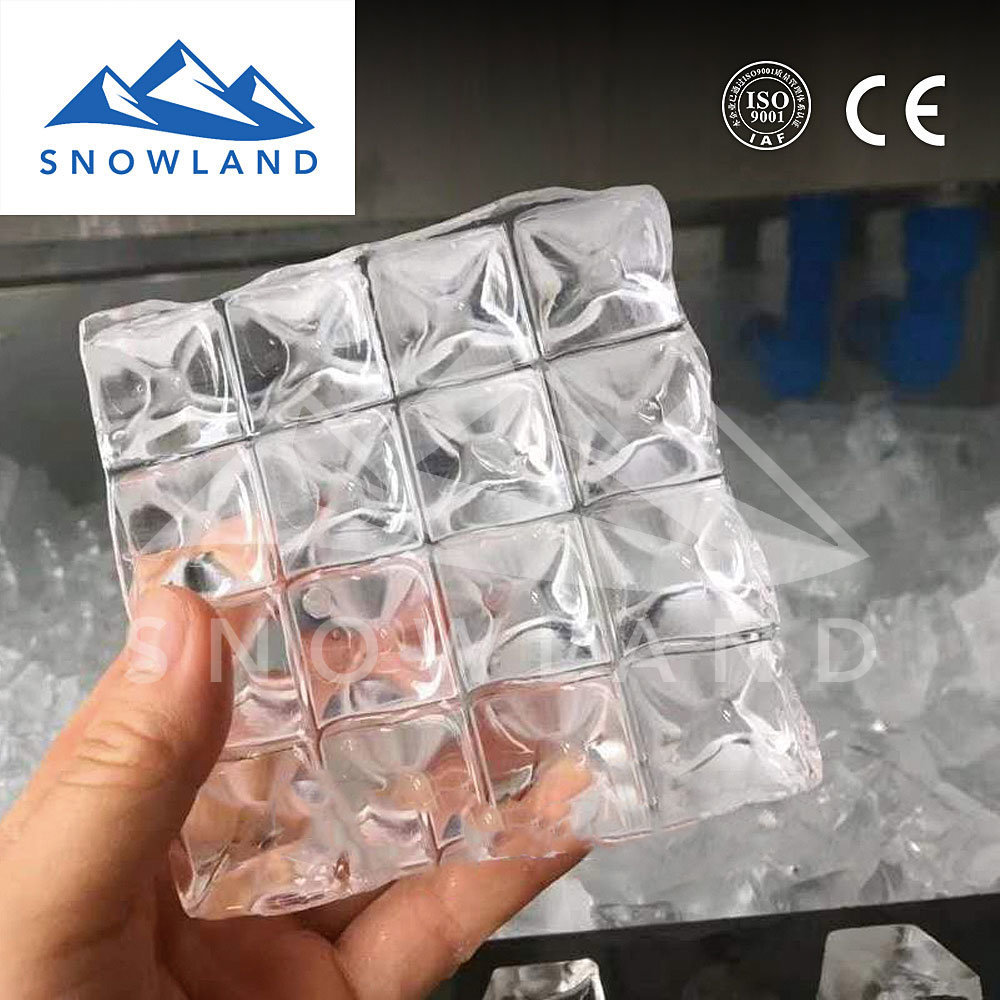 15 Ton / Day Medium-Sized Simple Ice Cube Machine with High Efficiency and No Pollution